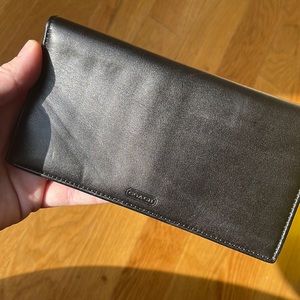 Coach checkbook holder